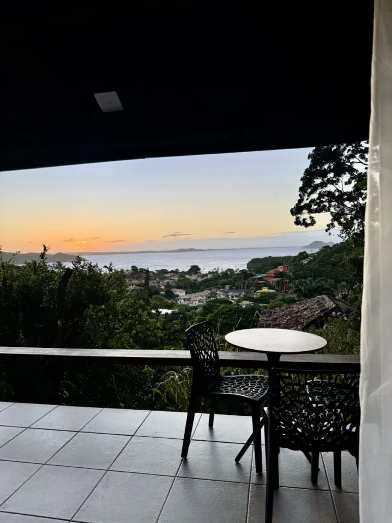 varanda quarto vista mar